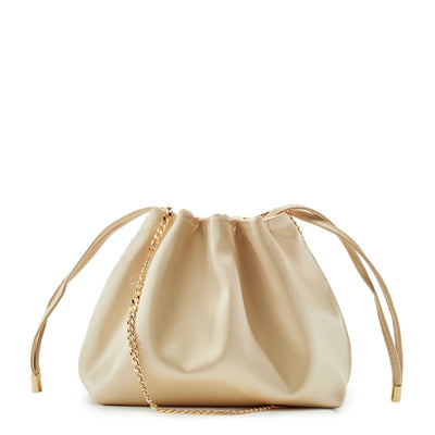 Lotty Bag Gold Satin 