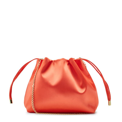 Lotty Bag Orange Satin 