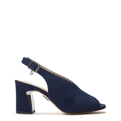 Love Navy Alcantara Alcantara Sandals