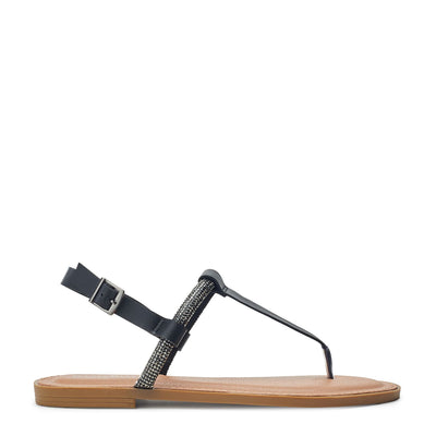 Lunara Black Porvair Sandals