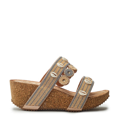 Lurina Grey Porvair Sandals