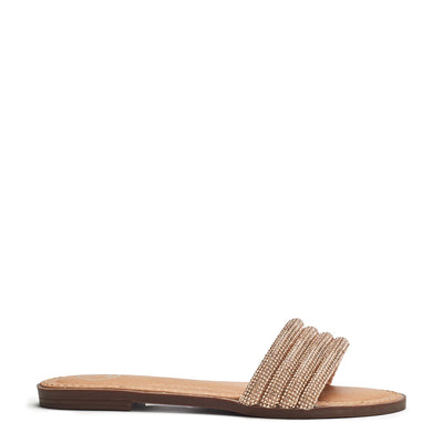 Lusina Champagne Porvair Sandals