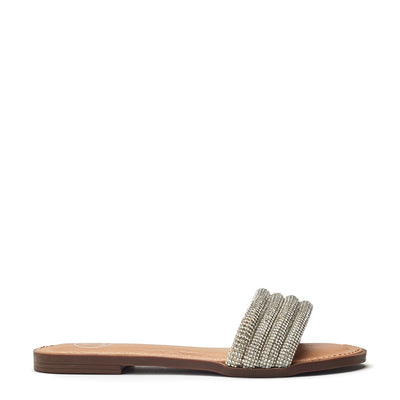 Lusina Silver Porvair Sandals