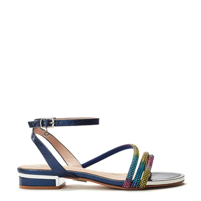 Lyddia Navy Porvair Sandals