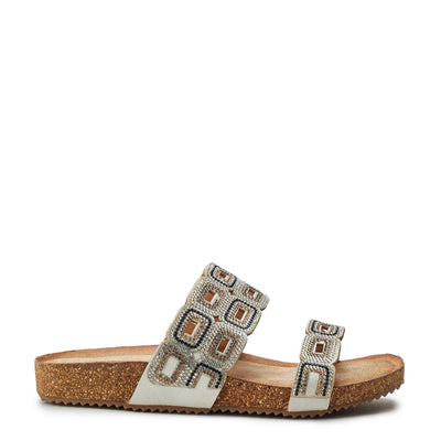 Lynora Grey Porvair Sandals