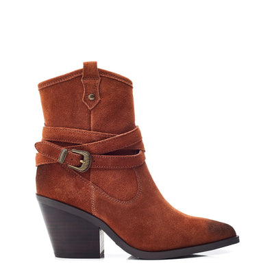 Malatrex Dark Tan Suede Boots