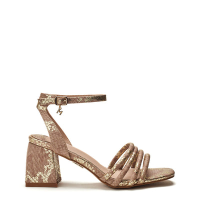 Maybel Rose Gold Porvair Sandals
