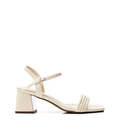 Mayra Off White Porvair Sandals