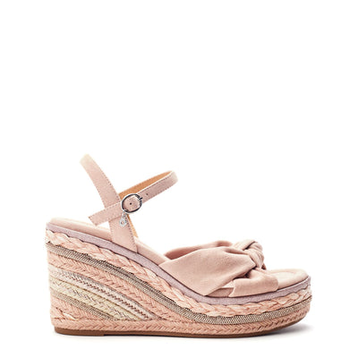 Meerah Cameo Alcantara Sandals