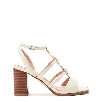 Megarah Off White Porvair Sandals