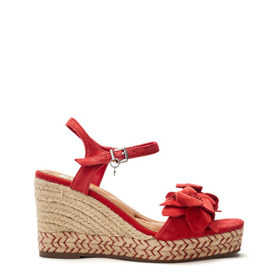 Mistee Red Suede Sandals