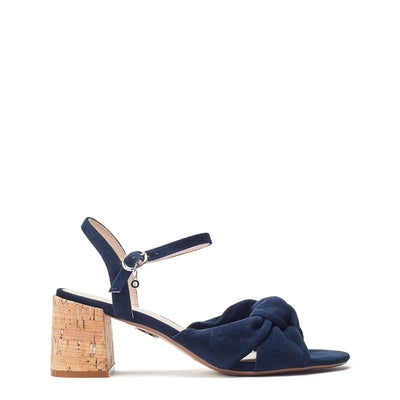 Mokara Navy Suede Sandals