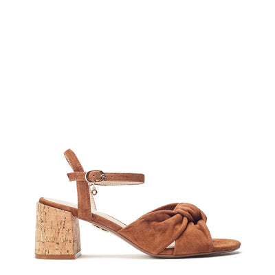 Mokara Tan Suede Sandals