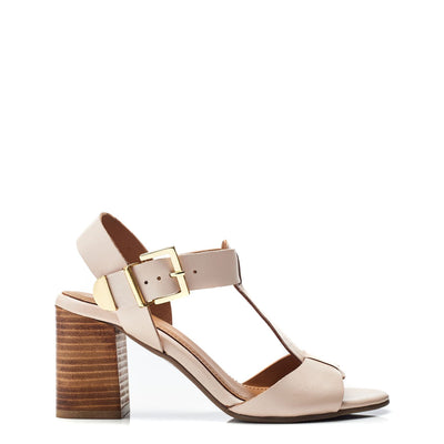 Molliey Cameo Leather Sandals