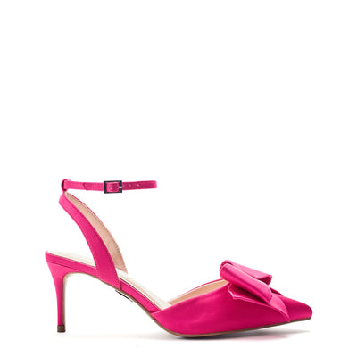 Nahara Pink Satin Shoes