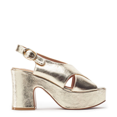 Nakara Gold Porvair Sandals