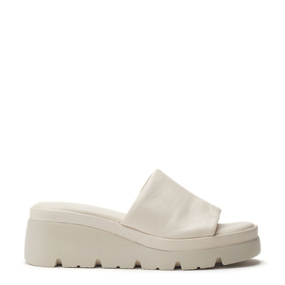 Namya Cream Leather Sandals