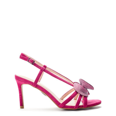 Narra Pink Alcantara Sandals