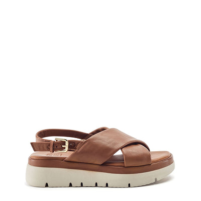 Nettina Tan Leather Sandals