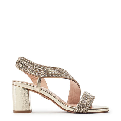 Nikkia Gold Porvair Sandals
