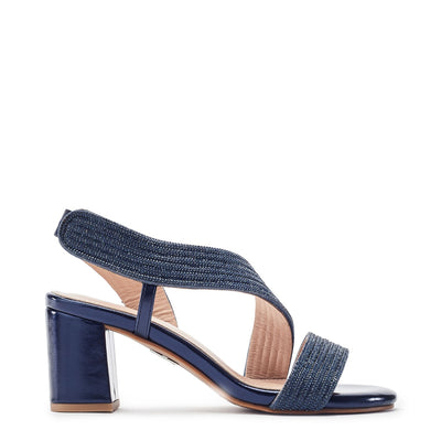 Nikkia Navy Porvair Sandals