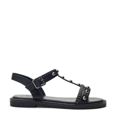 Noell Black Porvair Sandals