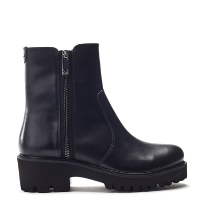 Ocaso Black Leather Boots