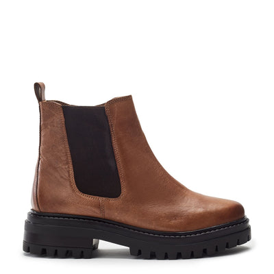 Odasia Tan Leather Boots