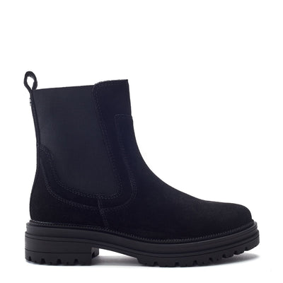 Olainie Black Suede Boots