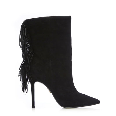 Oliivia Black Suede Boots