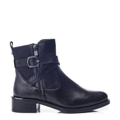 Oloron Black Leather Boots