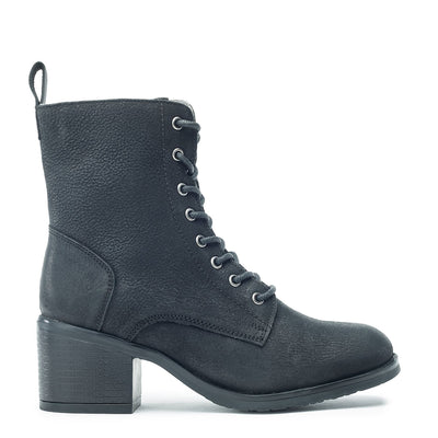 Onda Black Leather Boots