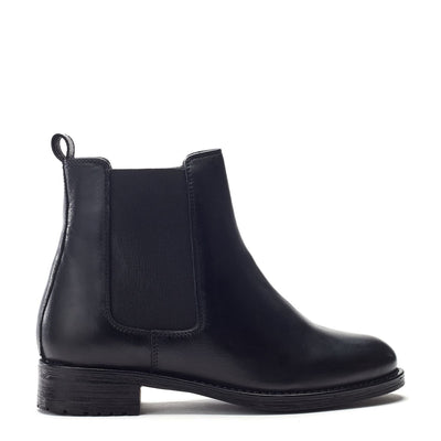 Onsha Black Leather Boots