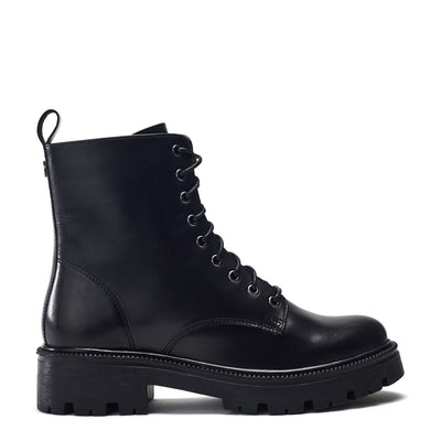 Opai Black Leather Boots