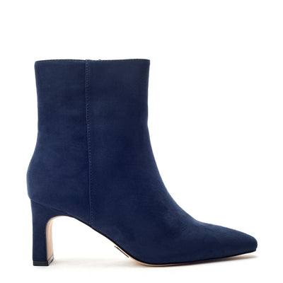 Opalia Navy Alcantara Boots