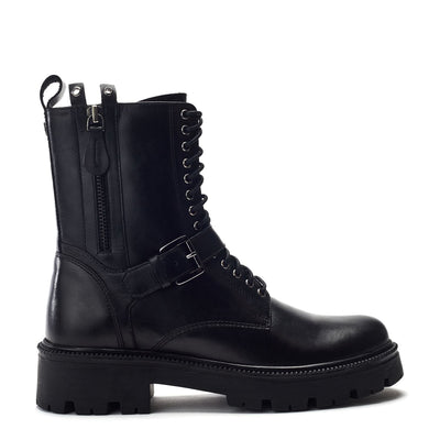 Opriha Black Leather Boots