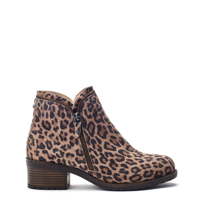 Opulent Leopard Suede Boots