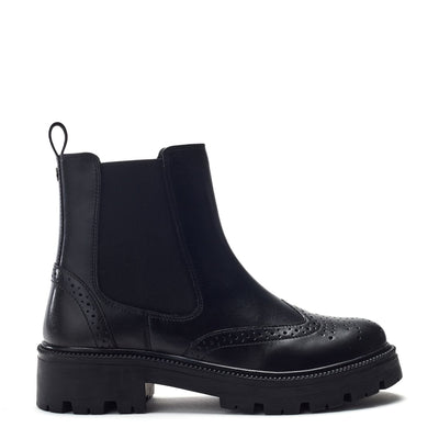 Ordenia Black Leather Boots