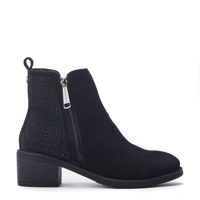 Oriane Black Suede Boots