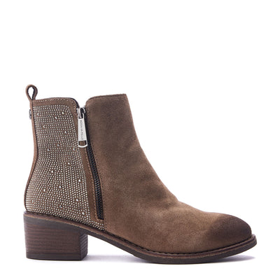 Oriane Dark Brown Suede Boots