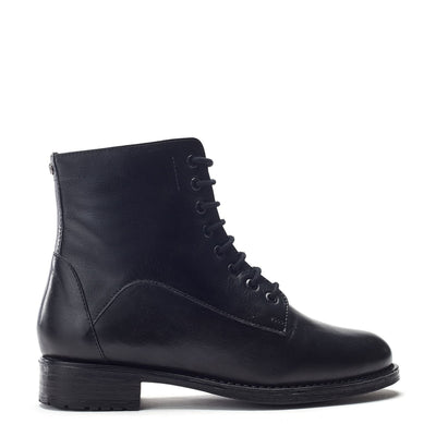 Oriela Black Leather Boots