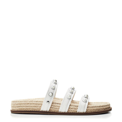 Orilla White Porvair Sandals