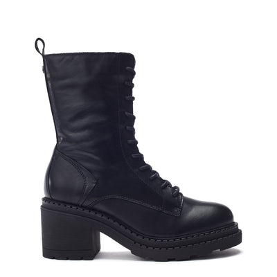 Orrena Black Leather Boots