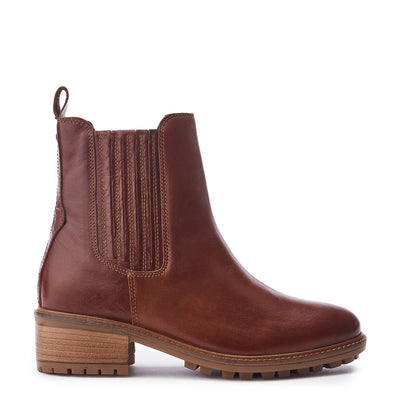 Ostyn Tan Leather Boots