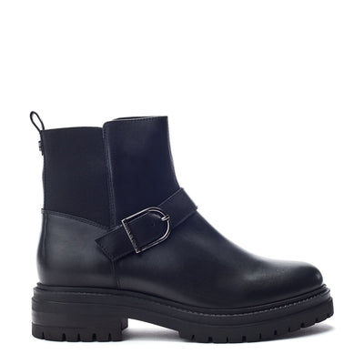 Othelia Black Leather Boots