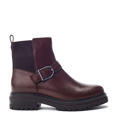 Othelia Dark Brown Leather Boots