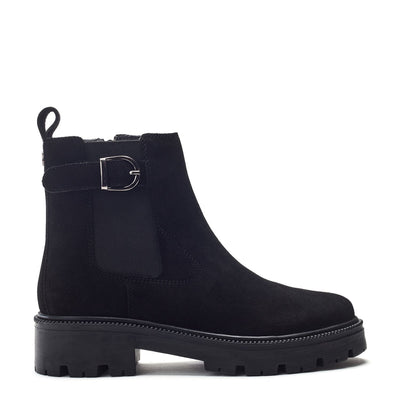 Ovalie Black Suede Boots