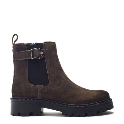 Ovalie Taupe Suede Boots