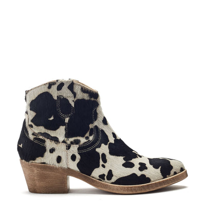 Ovaline Cow Print Pony Hair Boots