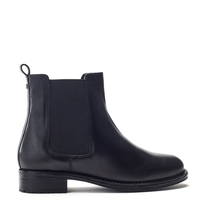 Oyuki Black Leather Boots